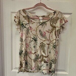Floral Print Women's Top